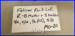 Falcon Kwiklok TIHL-R-8-4 R8 Quick Change Tool Holder Set Milling Machine Mo-20