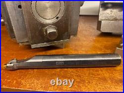 Fims model 60 heavy duty lathe quick change holder with fims-5A holder, +2 tools