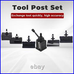 Findmall 6Pcs BXA 250-222 Tool Post Set, Quick Change Tool Post Turning & Facing