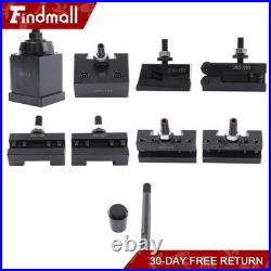 Findmall 8 Pcs AXA Quick Change Tool Post Wedge Type 250-111 for 6-12 Lathe