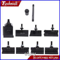 Findmall 8 Pcs AXA Quick Change Tool Post Wedge Type 250-111 for 6-12 Lathe