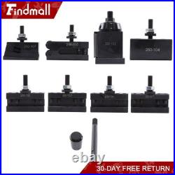 Findmall 8 Pcs AXA Quick Change Tool Post Wedge Type 250-111 for 6-12 Lathe