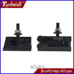 Findmall 8 Pcs AXA Quick Change Tool Post Wedge Type 250-111 for 6-12 Lathe