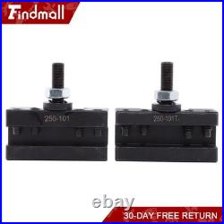 Findmall 8 Pcs AXA Quick Change Tool Post Wedge Type 250-111 for 6-12 Lathe