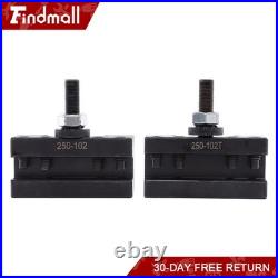 Findmall 8 Pcs AXA Quick Change Tool Post Wedge Type 250-111 for 6-12 Lathe