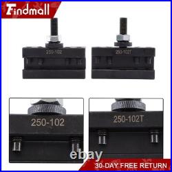 Findmall 8 Pcs AXA Quick Change Tool Post Wedge Type 250-111 for 6-12 Lathe