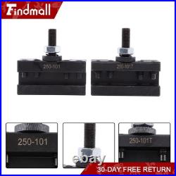 Findmall 8 Pcs AXA Quick Change Tool Post Wedge Type 250-111 for 6-12 Lathe