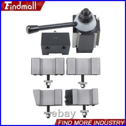 Findmall CA 250 444 Wedge Quick Change Tool Post Set for 14-20 Inch Lathe CNC