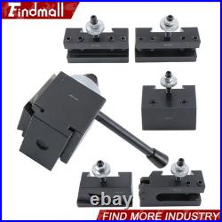 Findmall CA 250 444 Wedge Quick Change Tool Post Set for 14-20 Inch Lathe CNC