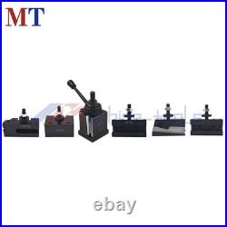 For Swing Dia 10 15 BXA 250-222 Wedge Tool Post Holder Set CNC Quick Change