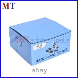 For Swing Dia 10 15 BXA 250-222 Wedge Tool Post Holder Set CNC Quick Change