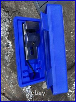 GIN Quick Change Tool Post Tool Holder Block in Blue Plastic Case with Hex Key