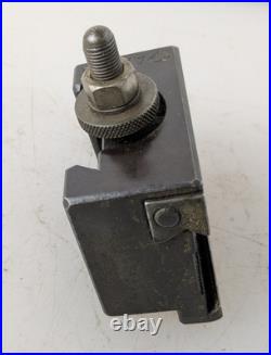 Genuine Aloris AXA #71 Cut-off and Grooving Quick Change Lathe Tool Post Holder