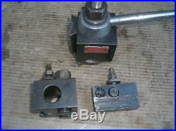 Genuine Aloris BX Quick Change Lathe Tool Post Holder with 2 holders BX3 BX4