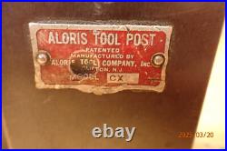 Genuine Aloris CX Quick Change Tool Post For Metal Lathe Genuine Aloris CX Quick Change Tool Post For Metal Lathe