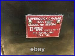 Genuine Dorian SD50DA Super Quick Change Tool Post with 6 Holders $3000+ QCTP DA