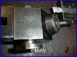 HARDINGE L18 Precision Dovetail Quick Change Tool Post with (2) L21 Holders USA