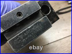 HARDINGE QUICK CHANGE TOOL HOLDER L18 With BORING BAR AND TOOL HOLDER L21 L23