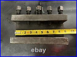 Hahn-Kolb Lathe 40 Position Quick Change Tool Post With 2 Holders BIG LATHE