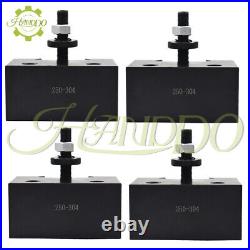 Heavy Duty Quick Change Tool Post Boring Bar Holder 4Pcs CXA #4 250-304 13-18