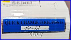 Interstate Quick Change Tool Post 13 to 18 Lathe Swing 250-333 30570873 Interstate Quick Change Tool Post 13 to 18 Lathe Swing 250-333 30570873