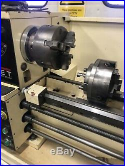 Jet GHB-1340A metal lathe 13x40 gap bed with tooling 1ph in/metric quick change