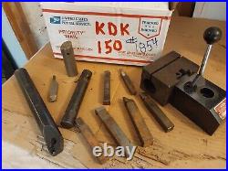 KDK 100 Quick Change Tool Post with 10 Tool Holder tools # 1854