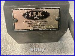 KDK Quick change Series D tool post by JFK with KDK-201 tool holder, Made in USA