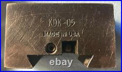 KDK Series 0 Quick Change Tool Post, Tool holders 01, 02, 03, 04, 05, and Riser