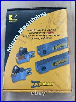 Kennametal Micro Quick Change Lathe Tooling p/n KM16SCLCR09 & KM16-NCM10-421