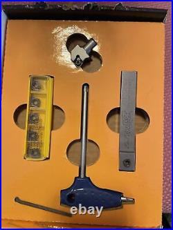 Kennametal New Km Micro Quick Change Set 5/8 Sq Shank With 5 Inserts