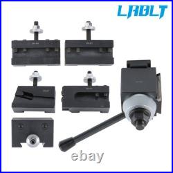 LABLT 6Pcs CA 250-444 Wedge Quick Change Tool Post Set 1/4 Hex Key Size 14-20