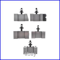 LABLT AXA 250-100 Piston Type Quick Change Tool Post Holder For Lathe 6- 12 6PC
