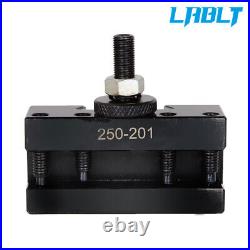 LABLT BXA 250-222 Wedge Tool Post Holder Set CNC Quick Change Swing Dia 10-15