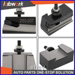 Labwork 6 Pack BXA Tool Post Set 250-200 Complete Quick Change System for Lathes