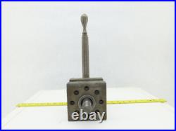 Lathe 4 Position Quick Change Manual Tool Post Holder 4-1/2x4-1/2 Lathe 4 Position Quick Change Manual Tool Post Holder 4-1/2x4-1/2