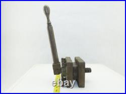 Lathe 4 Position Quick Change Manual Tool Post Holder 4-1/2x4-1/2 Lathe 4 Position Quick Change Manual Tool Post Holder 4-1/2x4-1/2