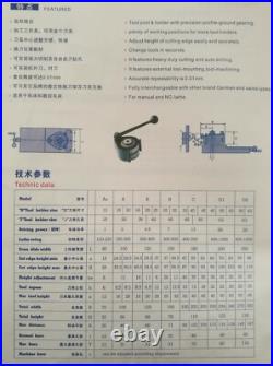 Lathe Multifix AA Quick Change Tool Post and 3 PCS Turning Tool holder AaD1250