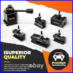 Lathe Quick Change Tool Post Set 6 Piece OXA Alloy Steel Turning Boring Cutting