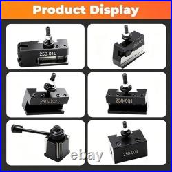Lathe Quick Change Tool Post Set 6 Piece OXA Alloy Steel Turning Boring Cutting