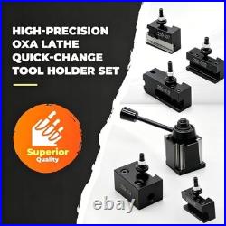 Lathe Quick Change Tool Post Set 6 Piece OXA Alloy Steel Turning Boring Cutting