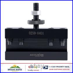 Lathe Tool Holder for 1 Inch Shank, Steel Quick Change Post, Enhanced Stability