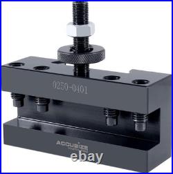 Lightweight Quick Change Tool Holder for Precision Turning and Facing on Lathes