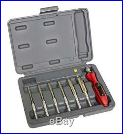 Lisle 7pc Lighted Quick Change Deutsch Terminal Release Tool Kit with Case #72300