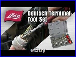 Lisle 7pc Lighted Quick Change Deutsch Terminal Release Tool Kit with Case #72300