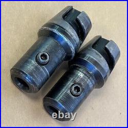 Lot Of 2 Rapidaptor T-302d Quick Change Tool Holder Adapter 1/2 Pat#2960343