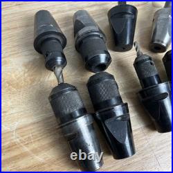 Lot Of 8 Kwiklok Falcon TIEA-6 / TIJDA-6 Quick Change Tool Holders