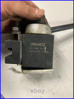 MACHINIST OfC TOOL LATHE MILL Phase II Quick Change Tool Post & Holder 250 100