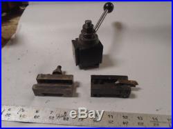 MACHINIST TOOL LATHE MILL Aloris Quick Change AX Tool Post and Holders