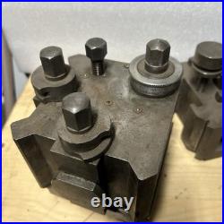 METAL LATHE QUICK CHANGE RAPID TYPE B TOOL POST WithHOLDERS